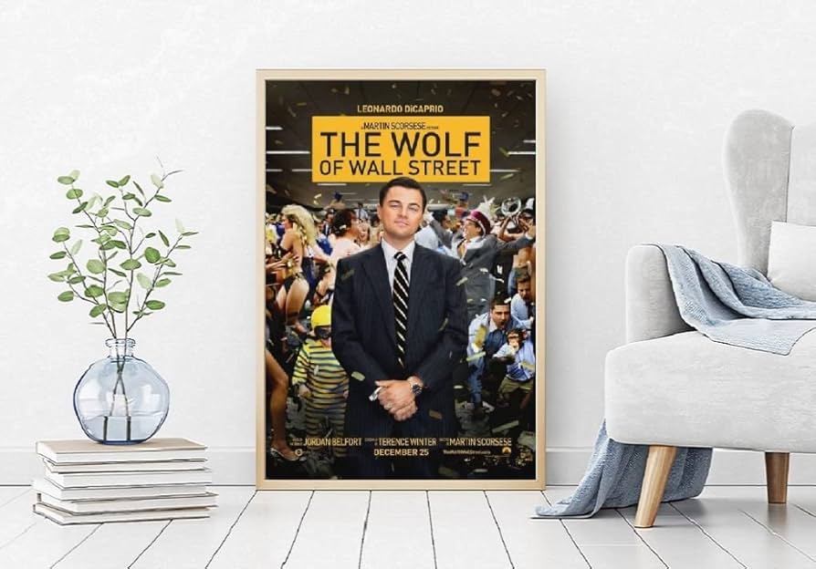 Amazon.co.jp: 映画ポスター ウルフオブウォールストリート WOLF